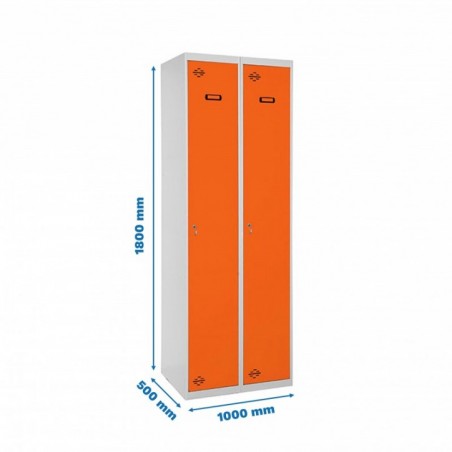 SIMONLOCKER PROF.MON.SINGLE-DIV 2/2 500 (1000) G/N