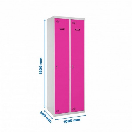 SIMONLOCKER PROF.MON.SINGLE-DIV 2/2 500 (1000)G/RS