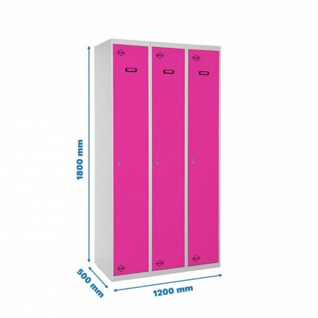 SIMONLOCKER PROF.MON.SINGLE-DIV 3/3 400 (1200)G/RS