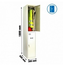 SIMONLOCKER PROF.MON.TANDEM 1/2 300 GRIS