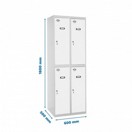 SIMONLOCKER PROF.MON.TANDEM 2/4 300 (600) GR/BL
