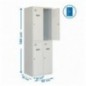 SIMONLOCKER PROF.MON.TANDEM 2/4 300 (600) GRIS