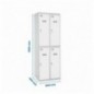 SIMONLOCKER PROF.MON.TANDEM 2/4 400 (800) GR/BL