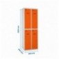 SIMONLOCKER PROF.MON.TANDEM 2/4 400 (800) GR/NA