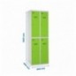 SIMONLOCKER PROF.MON.TANDEM 2/4 400 (800) GR/VE