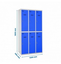 SIMONLOCKER PROF.MON.TANDEM 3/6 400 (1200) GR/AZ