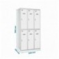 SIMONLOCKER PROF.MON.TANDEM 3/6 400 (1200) GR/BL