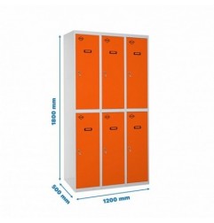 SIMONLOCKER PROF.MON.TANDEM 3/6 400 (1200) GR/NA