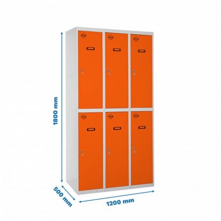 SIMONLOCKER PROF.MON.TANDEM 3/6 400 (1200) GR/NA