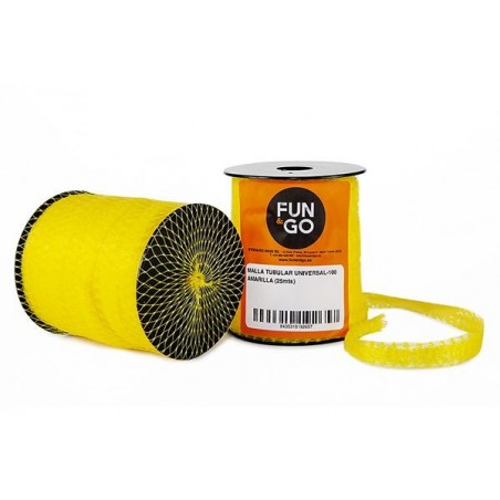 MALLA TUBULAR ENVASADO UNIVERSAL-100 NEGRA (25m)