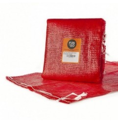 SACO POLYMESH 55X83cm ROJO C/PASADOR (2000ud)