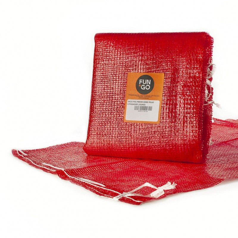 SACO POLYMESH 55X83cm WHISKY C/PASADOR (10ud)