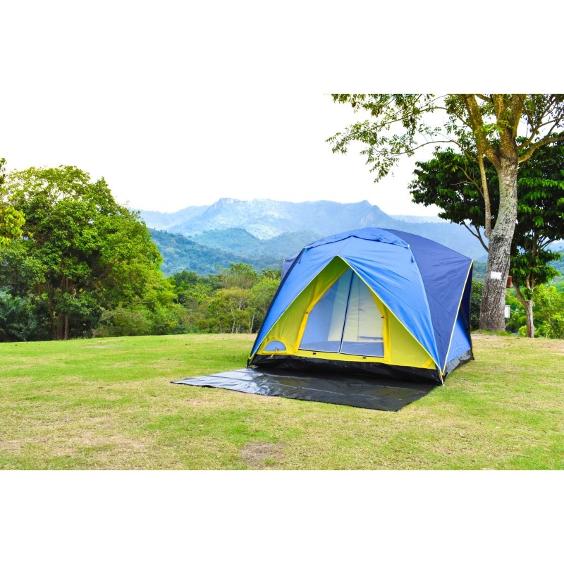 MALLA SUELO CAMPING VERDE 3X7m
