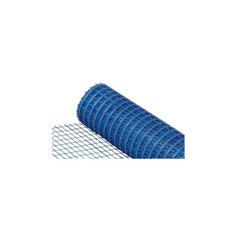 MALLAZO DE FIBRA (40X40mm) AZUL 1X10m