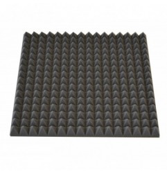 ESPUMA ACUSTICA PIRAMIDE 45X45X4,3cm (8 ud)