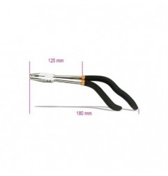 1475U Alicate universal cromado brillante, con mangos tipo pistola recubiertos con 2 capas de PVC