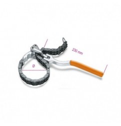 1488L Llave articulada de cadena doble para filtros de aceite