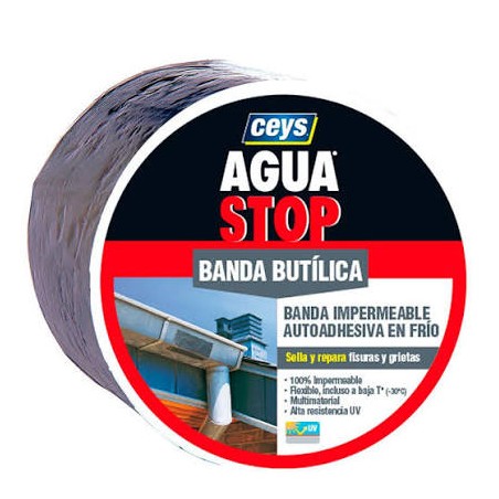 AGUASTOP BANDA IMP. BUTILO ALU 15CMX10M