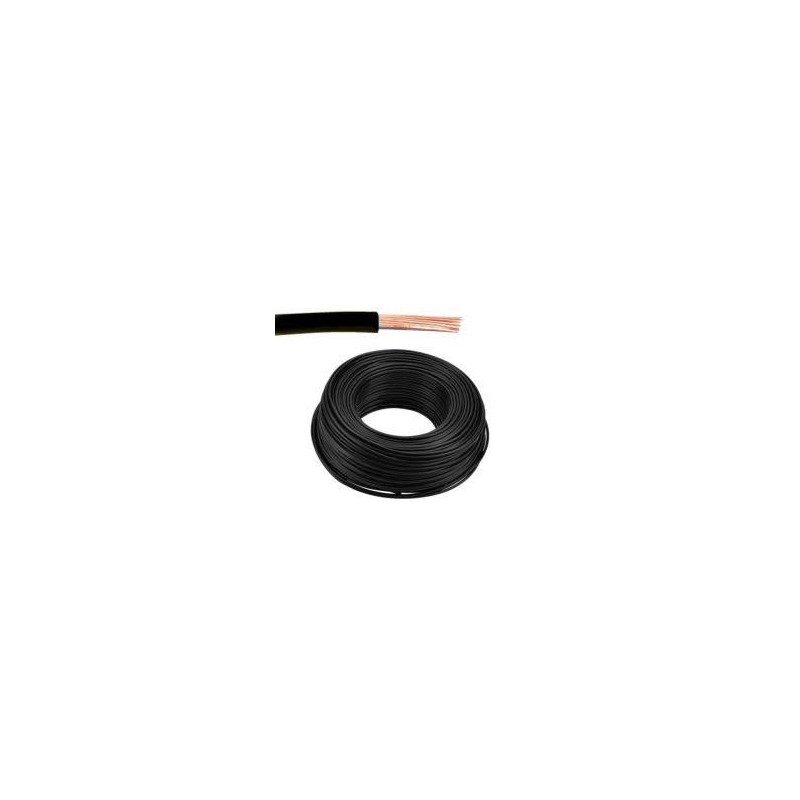 CABLE UNIPOLAR 1,5MM L/HAL NEGRO