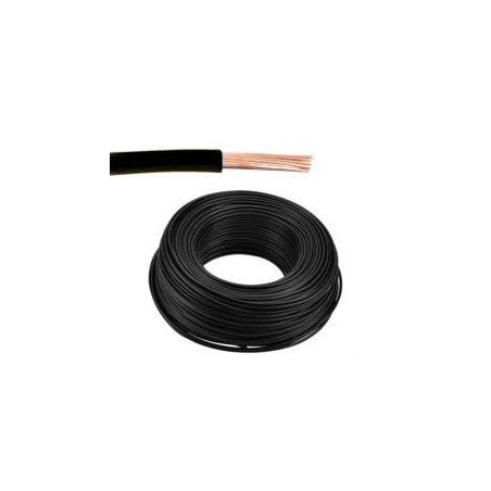CABLE UNIPOLAR 1,5MM L/HAL NEGRO