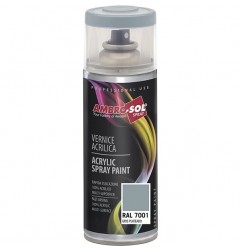 Pintura acrílica 400 ml RAL 7001 GRIS PLATEADO MATE