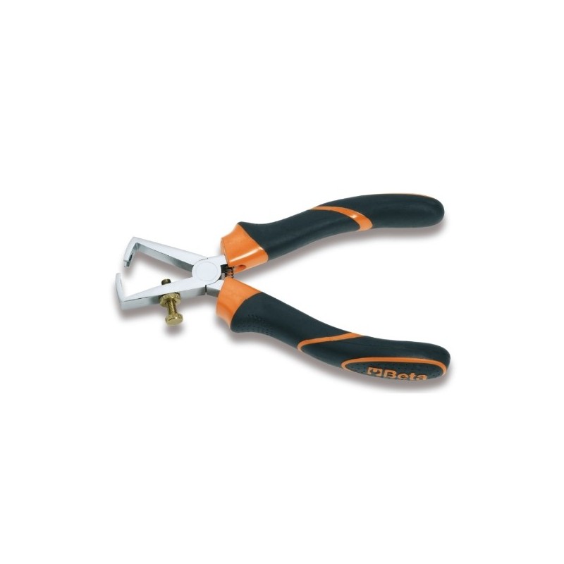 1142BM 160 Alicate pelacables, con mangos en bimaterial