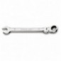 142SN 8 Llave combinada articulada con carraca, cromada