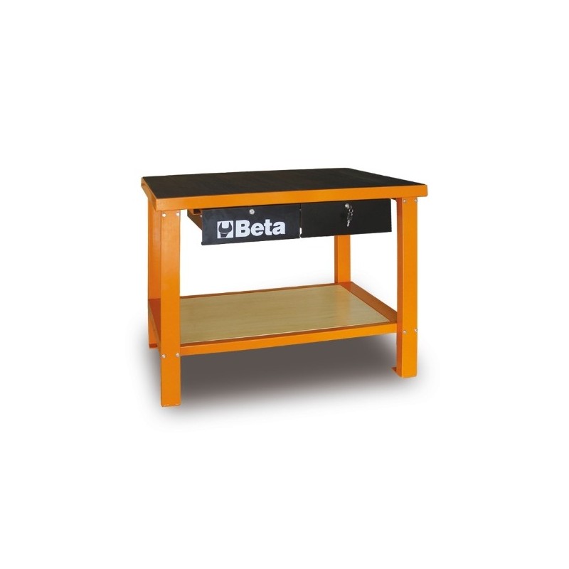 C58M-O Banco de trabajo, naranja