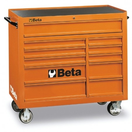 C38-O Cajonera móvil con 11 cajones, naranja