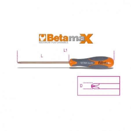 1272BA 2X6X150 Destornillador Phillips&reg,, BetaMax, antichispa