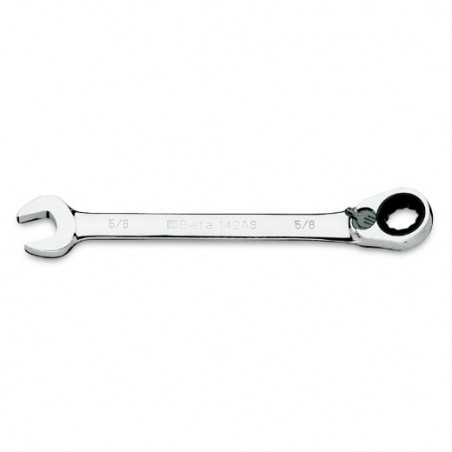 142AS 1/2 Llave combinada con carraca reversible, cromada