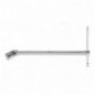 952AS 5/8 Llave en T con vaso hexagonal articulado, cromada