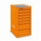 C38L-R Cajonera lateral con 7 cajones, rojo