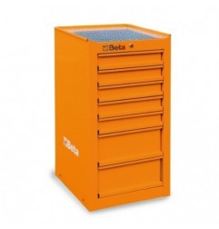 C38L-G Cajonera lateral con 7 cajones, gris