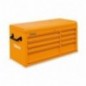 C38T-R Cajonera con 8 cajones y módulo portaherramientas, rojo