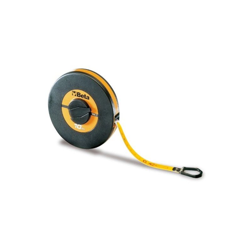 1694L10 Disco métrico con carcasa en ABS antichoque, cinta de fibra de vidrio recubierta en PVC