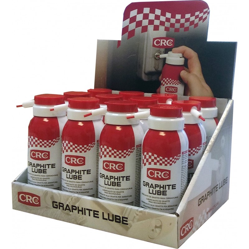 GRAPHITE LUBE: Lubricante de grafito para cerraduras. Seco