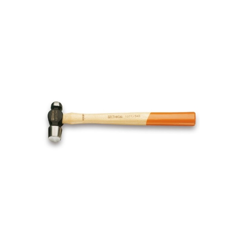 1377 900 Martillo de cabeza redonda y boca esférica para caldereros y hojalateros, mango de madera