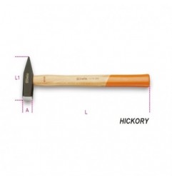 1370 1000 Martillo de mecánico tipo alemán, mango de madera
