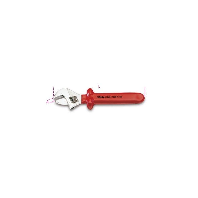 110MQ 250 Llave inglesa con escala graduada, aislada