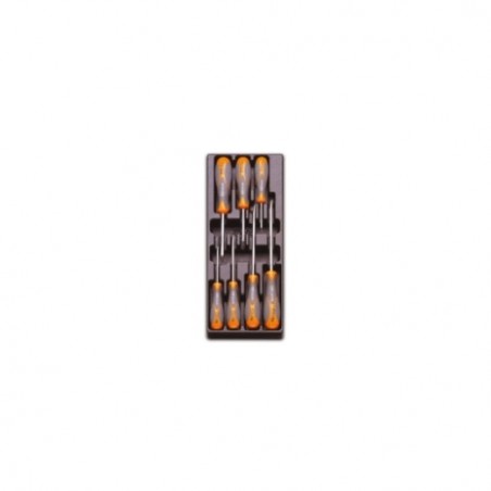 T180 Termoformado rígido con destornilladores planos y Phillips&reg,, BetaGrip