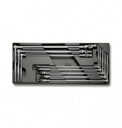 T64 Termoformado rígido con llaves en T con macho y llaves en T con vaso, articulados con huella Torx&reg,