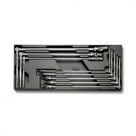 T64 Termoformado rígido con llaves en T con macho y llaves en T con vaso, articulados con huella Torx&reg,