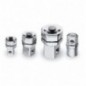 123/K4 Juego de 4 adaptadores para llaves de carraca: 1 adaptador para portapuntas 3 adaptadores de desenganche rápido