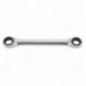 195 16X18 Llave de carraca poligonal doble, cromada