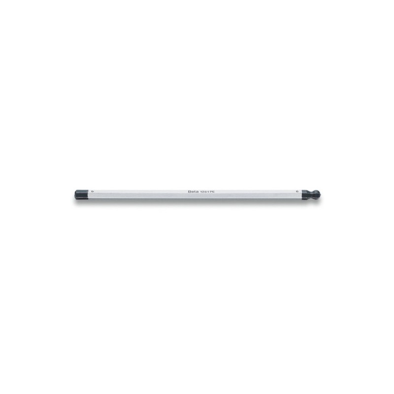 1281PE 5 Varilla reversible para tornillos Allen con cabeza esférica, cromada