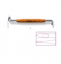 1236B 1X5,5 Destornillador acodado plano