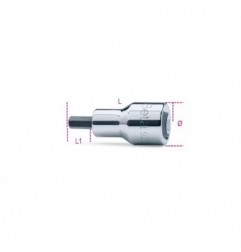 920PE-AS 1/4 Vaso de 1/2&quot, con punta plana, cromado