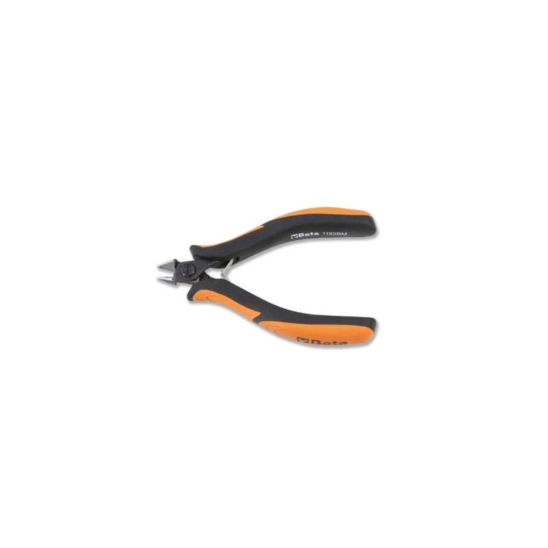 1185BM /2 Alicate de corte diagonal raso, de bocas adelgazadas con mangos en bimaterial