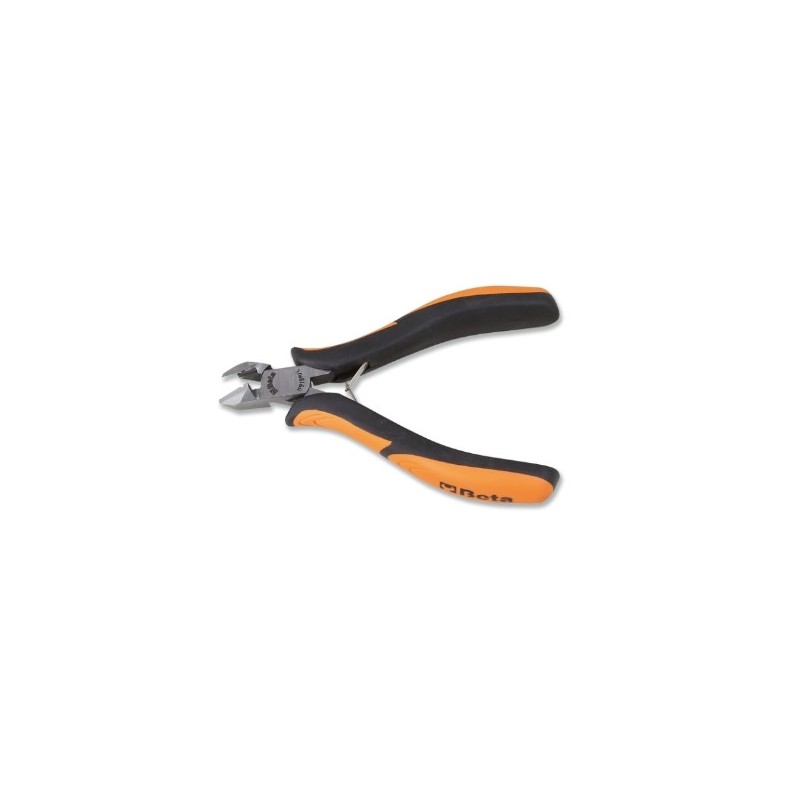 1191BM/L Alicate de corte diagonal raso y pelacables, con mangos en bimaterial